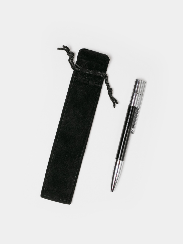 Ручка Флешка USB 64 гб в матовом чехле, черный #1