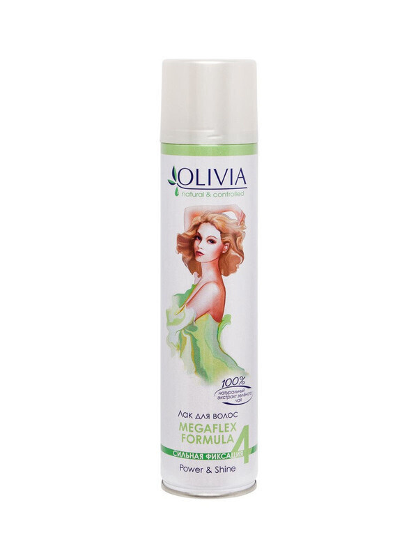 Olivia Лак для волос сильной фиксации Экстракт зеленого чая, 250мл, 6шт  #1