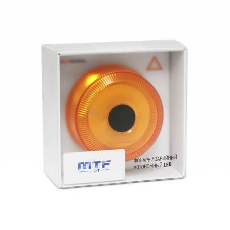 Фонарь аварийный автономный светодиодный MTF light F01AA HELP SIGNAL жёлтый корпус (янтарный свет)  #1