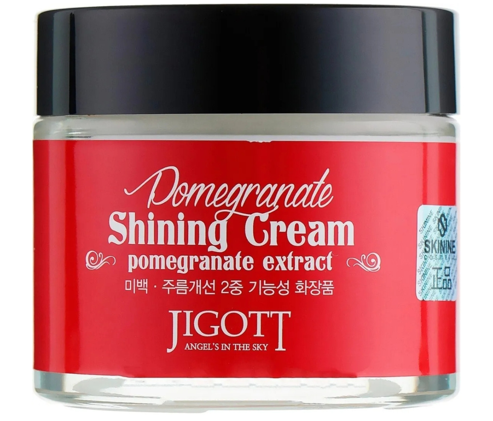 Jigott Pomegranate Shining Cream Крем с экстрактом граната для яркости кожи  #1