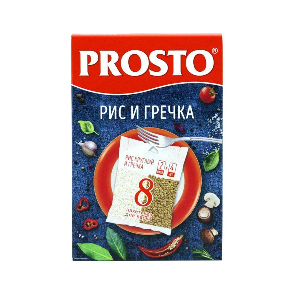 Крупа " ПРОСТО " Ассорти Рис & Греча 500 гр 2 шт. #1