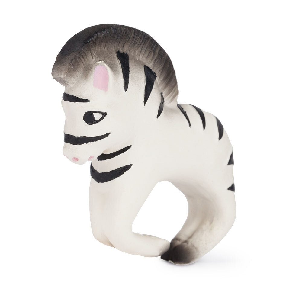 Oli&Carol Прорезыватель-браслет грызунок детский для зубов ZOE THE ZEBRA из натурального каучука  #1