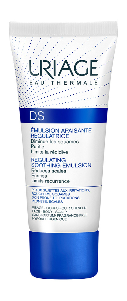 Регулирующая успокаивающая эмульсия для кожи лица тела головы Uriage DS Regulating Soothing Emulsion #1