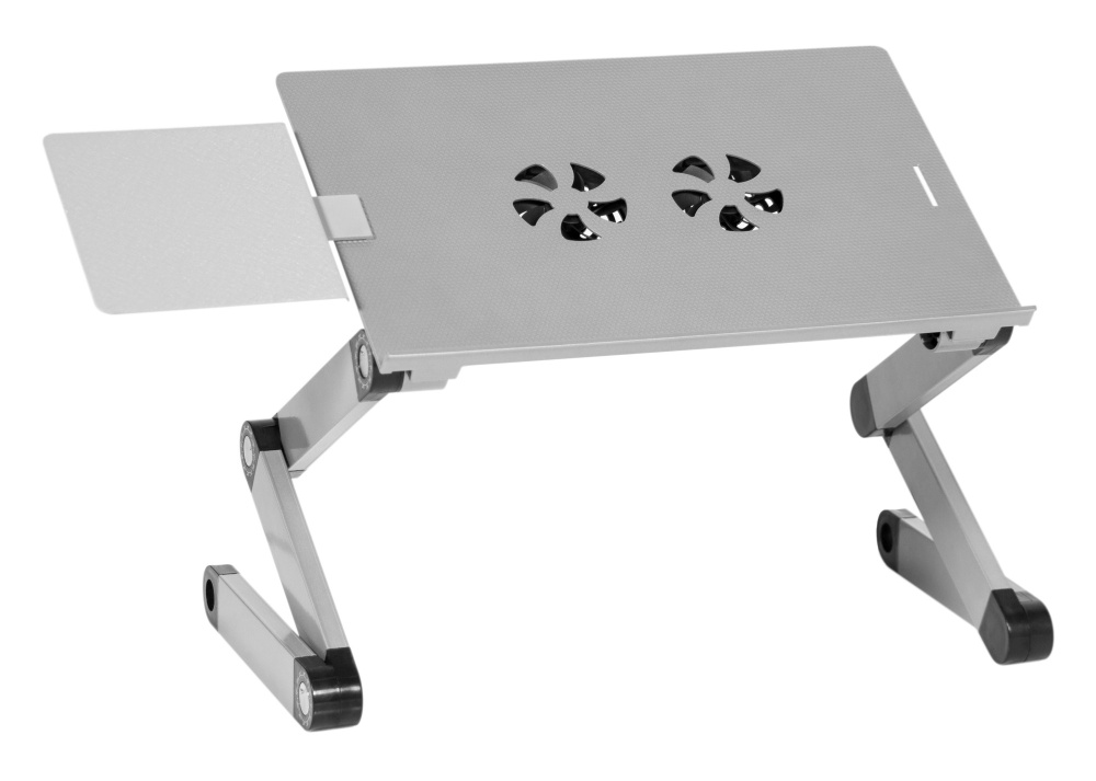 Стол для ноутбука Cactus CS-LS-T8-C столешница:серебристый #1