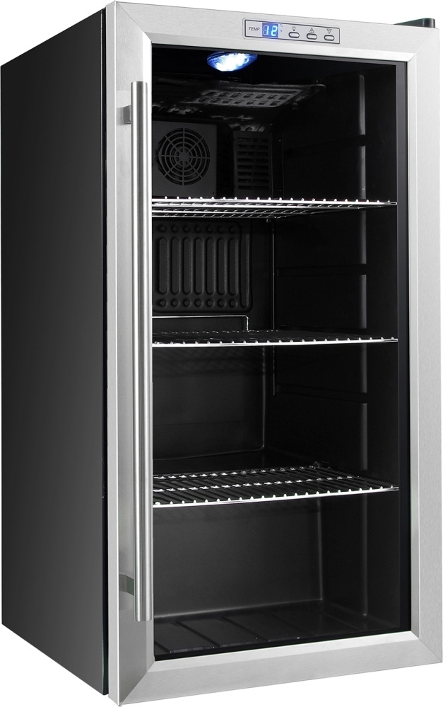VIATTO Холодильный шкаф VA-JC88W, черный #1