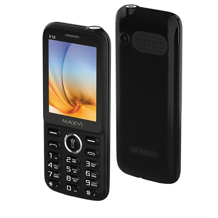 Мобильный телефон MAXVI K18 BLACK, черный #1