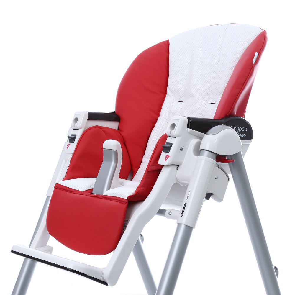 Сменный чехол сидения Esspero Sport к стульчику для кормления Peg-Perego Diner - Red/White  #1