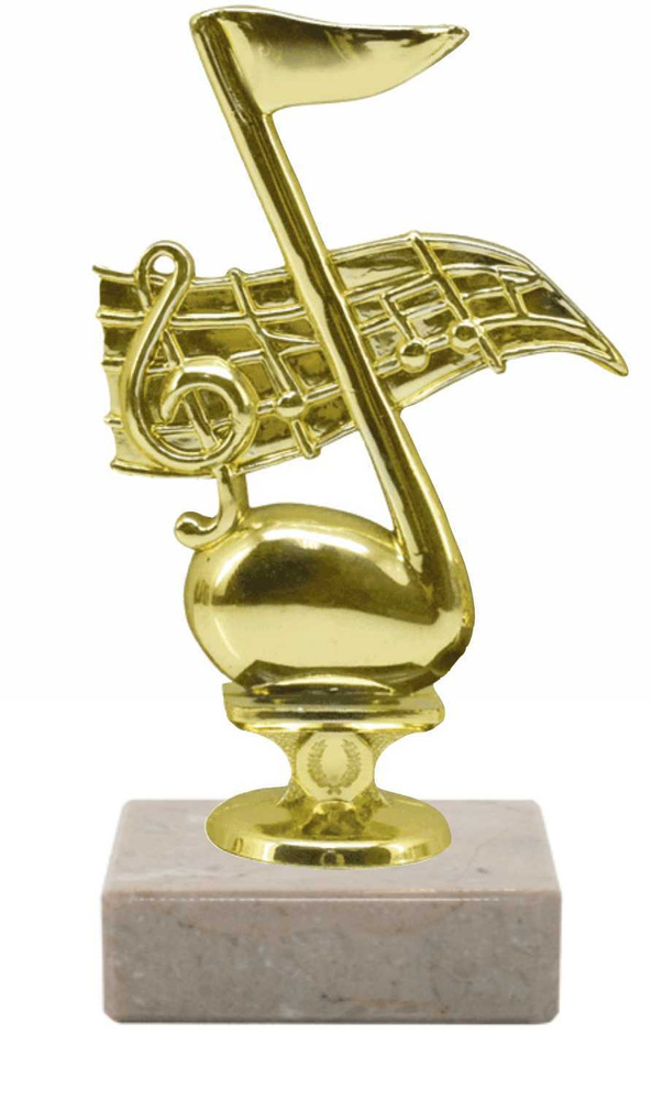 Фигурка "Нотка", кубок музыка, приз, награда музыкальная  #1