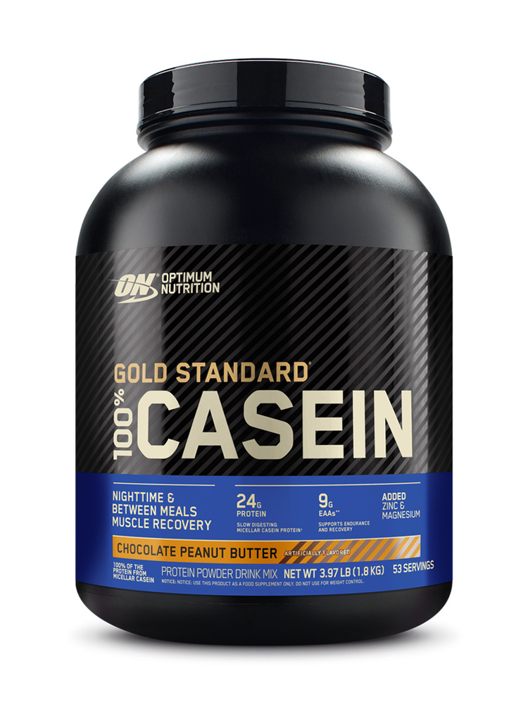 Казеин Optimum Nutrition 100% Casein Protein 1800 гр Шоколадное арахисовое масло  #1