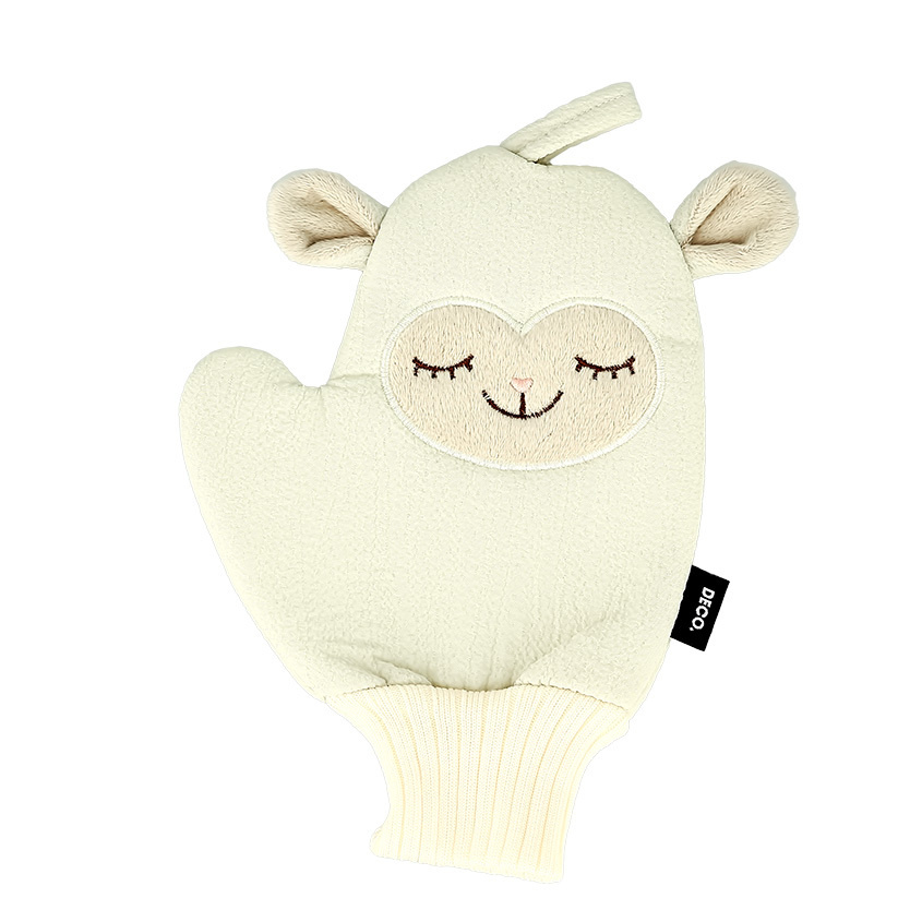 DECO. мочалка-рукавица для тела кесса (pretty sheep) #1