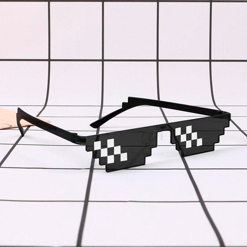 Карнавальные очки Пиксели Стиляга  #1
