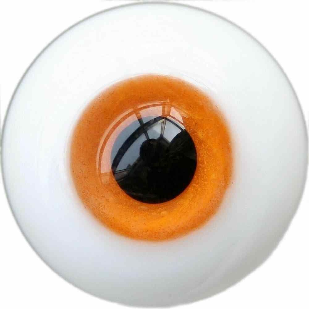 Dollmore - Glass Eye 16 mm (Глаза стеклянные оранжевые 16 мм для кукол Доллмор)  #1
