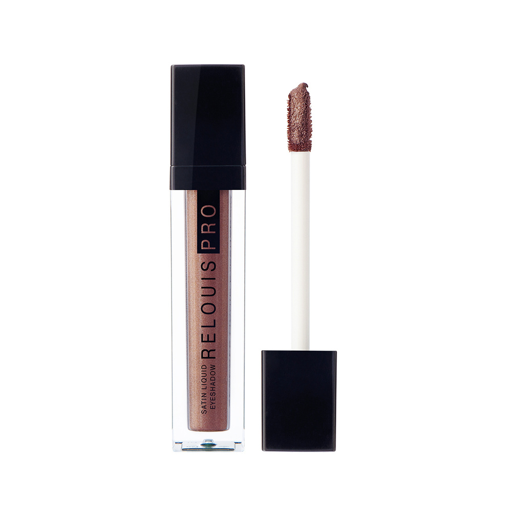 Relouis Тени для век жидкие сатиновые PRO Satin Liquid Eyeshadow тон:28 Deep Bronze  #1