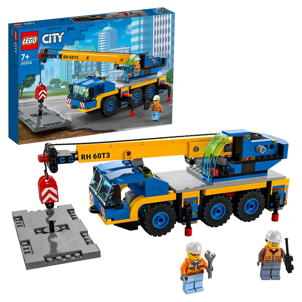 Конструктор LEGO City 60324 Мобильный кран #1