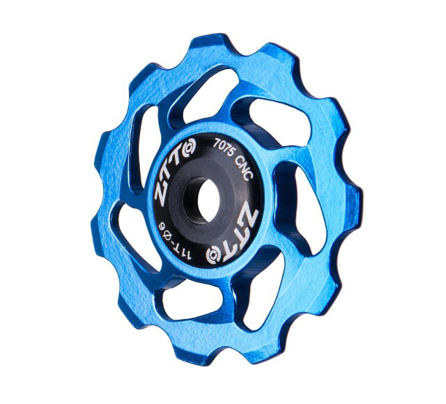 Ролик заднего переключателя ZTTO 11T синий, AL7075, ceramic bearing #1