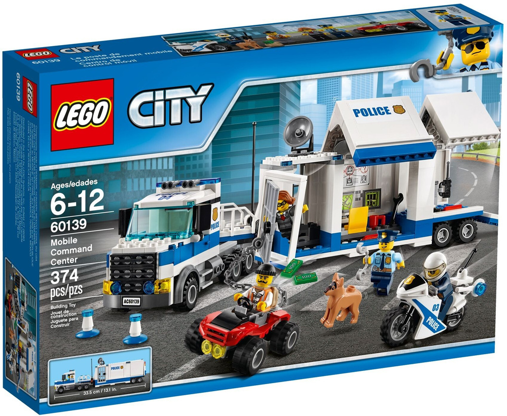 Конструктор LEGO City 60139 Мобильный командный центр #1