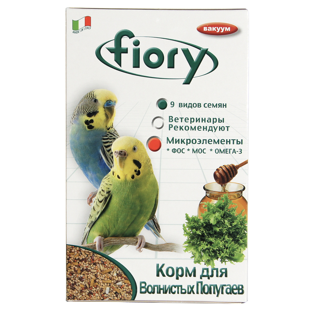 Корм сухой Fiory для волнистых попугаев 400г #1