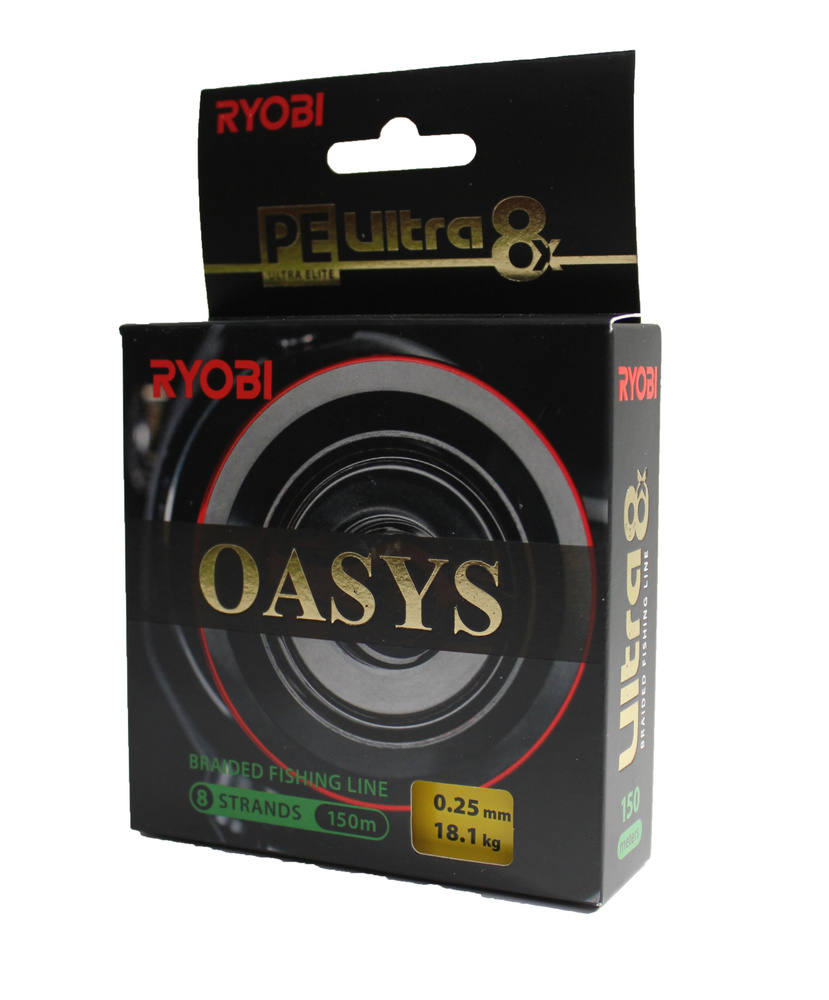 Плетеный шнур RYOBI OASYS Yellow 0,25mm 150m test - 18.1 кг #1