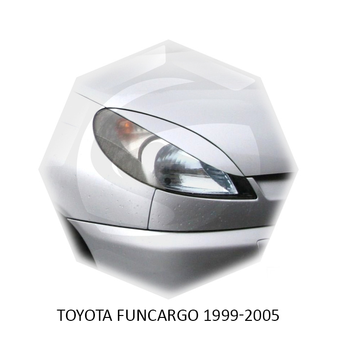 Toyota Funcargo Реснички на фары #1