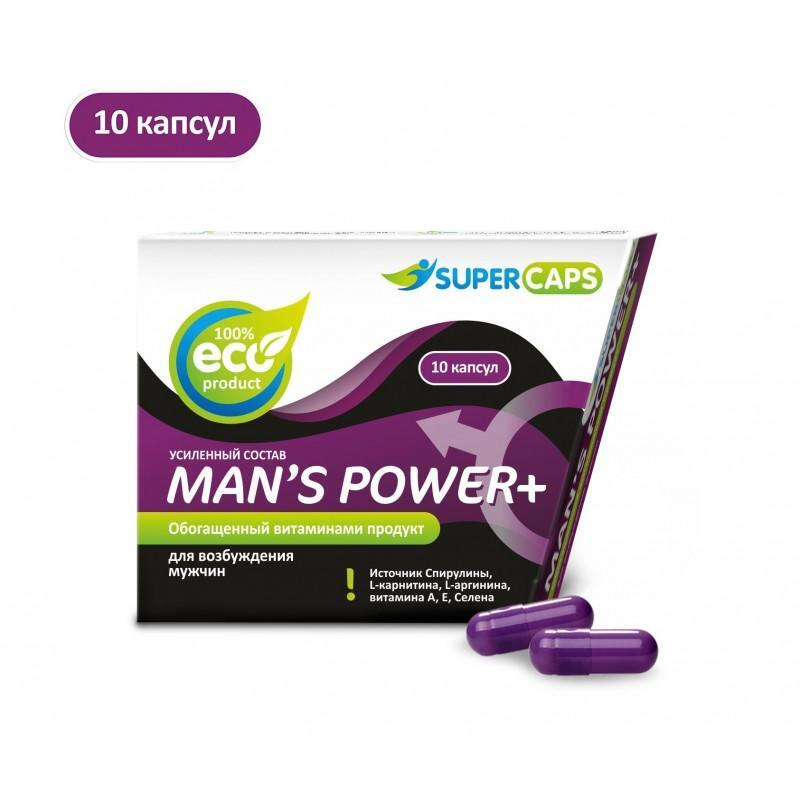 Возбуждающее средство для мужчин Man's Power Plus (МэнсПауэр плюс) 10 капсул supercaps  #1