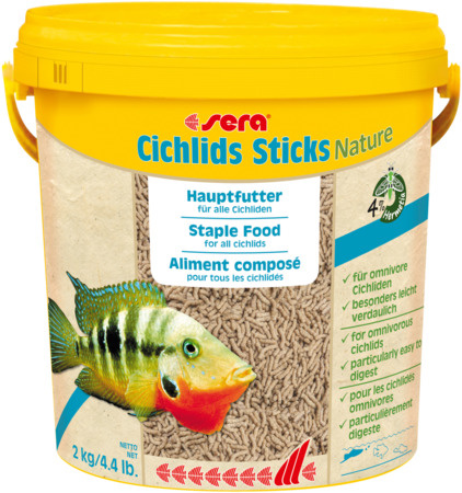 Sera Корм палочки для цихлид Cichlids Sticks, 10 л, 2 кг #1