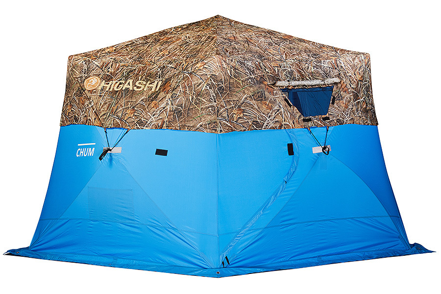 Накидка на половину палатки HIGASHI Chum Halt tent rain cover #SW Camo #1