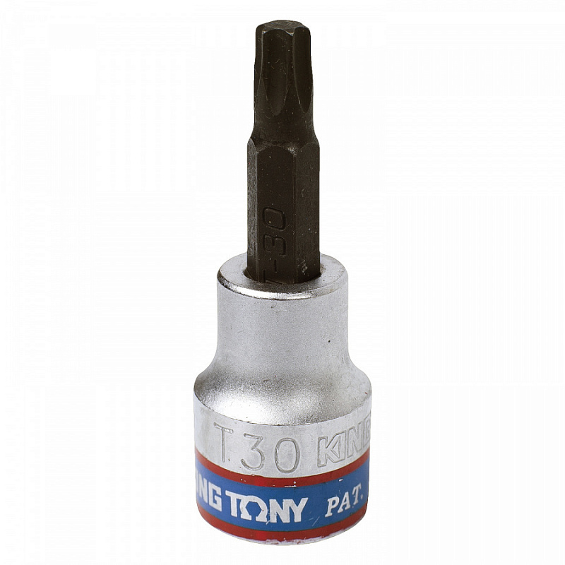 KING TONY Насадка вставка торцевая 3/8", Torx, T30, L - 50 мм 302330 #1