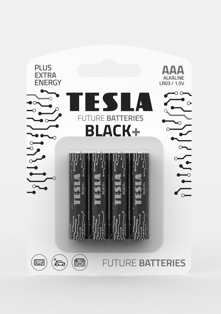 TESLA BATTERIES Батарейка AAA, Щелочной тип, 1,5 В, 4 шт #1