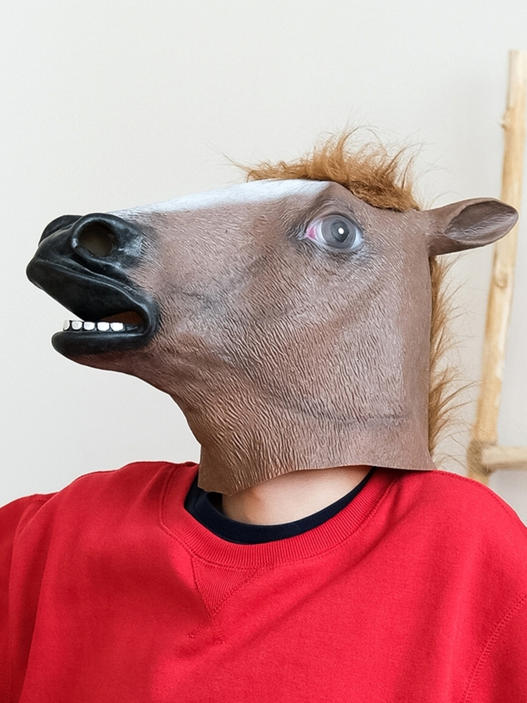 Карнавальная маска голова Лошади / Маска Коня #1