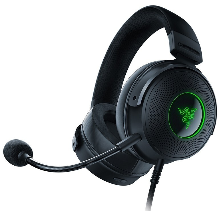 Гарнитура игровая Razer Kraken V3 Hypersense (RZ04-03770100-R3M1) #1