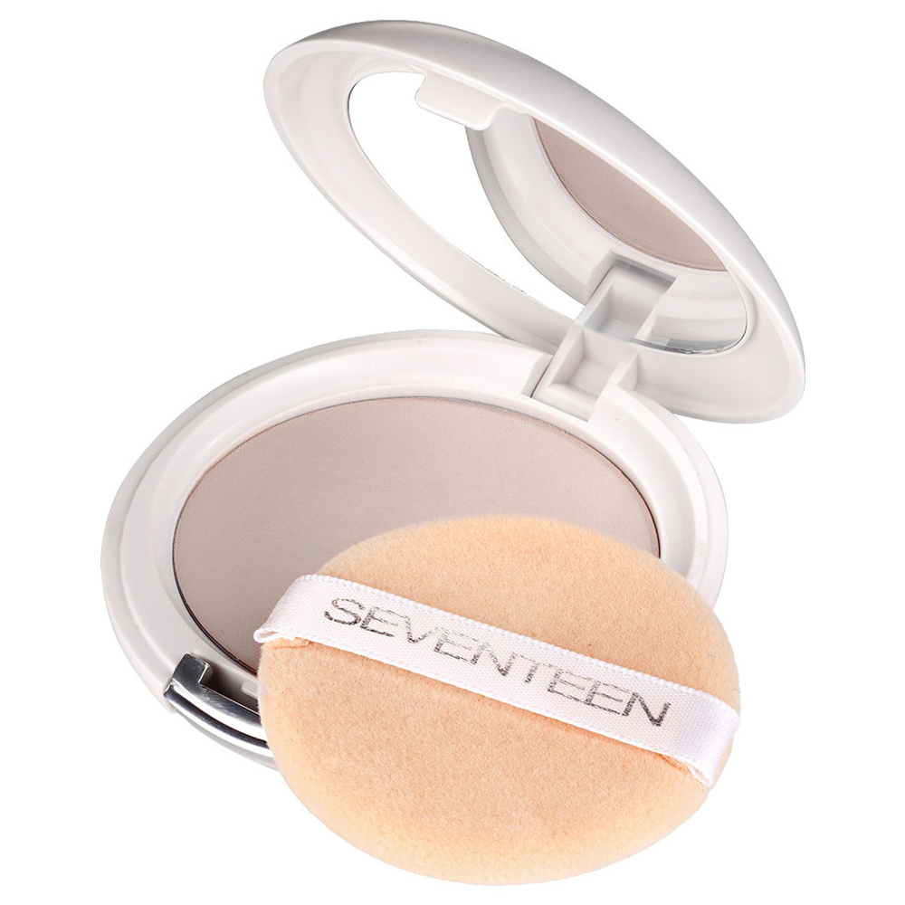 Seventeen Пудра компактная Natural Glow SPF15, тон 06 фарфоровый #1