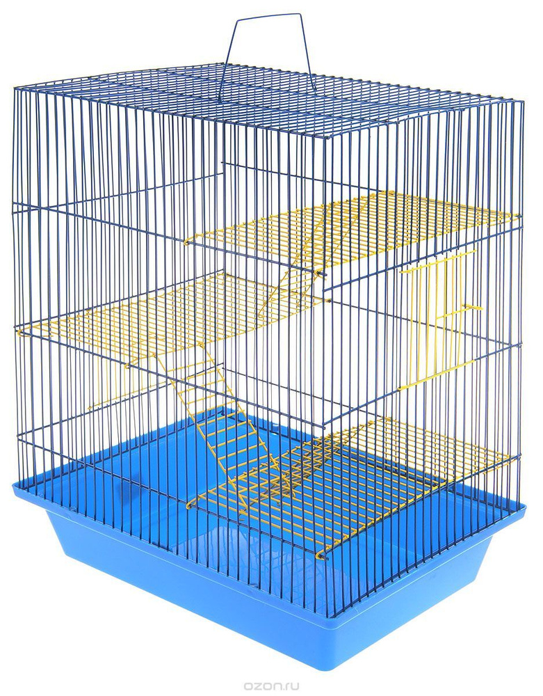 Клетка для грызунов хомяка крыс мышей 39х28,5х49 см  #1