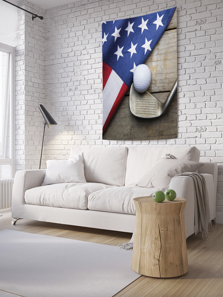 Вертикальное фотопанно на стену JoyArty "Гольф в Америке", из ткани, 150х200 см  #1