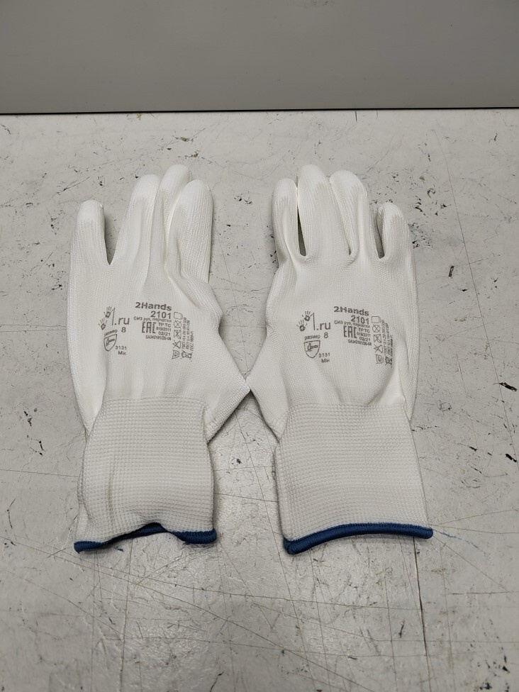 2Hands Перчатки защитные, размер: 8 (M), 1 пара #1