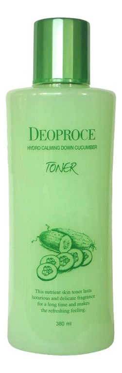 Deoproce Тонер для лица успокаивающий с экстрактом огурца HYDRO CALMING DOWN CUCUMBER TONER, 380мл  #1