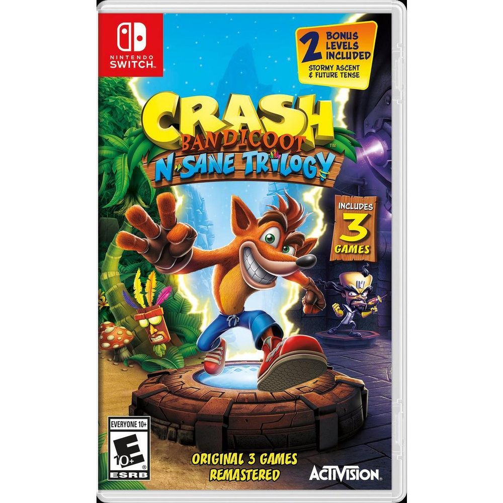 Игра Crash Bandicoot N'sane Trilogy (Nintendo Switch, Английская версия) #1