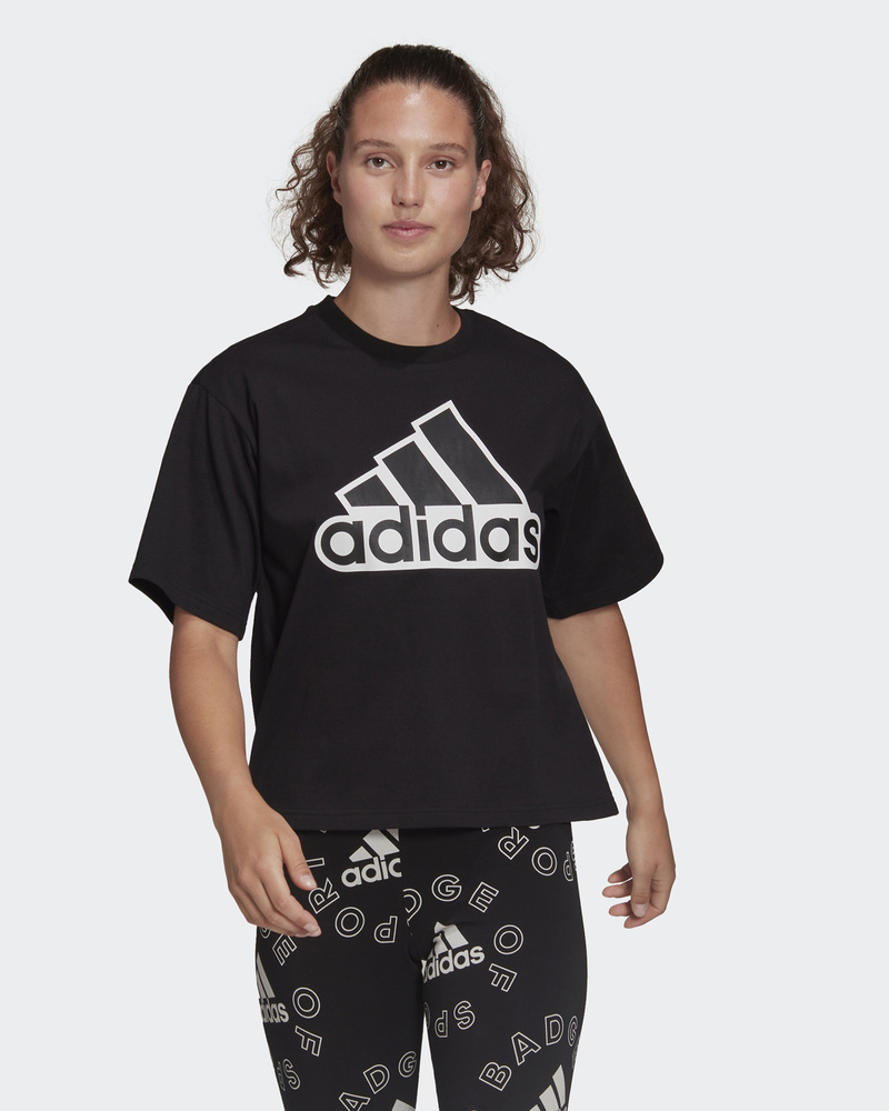 Футболка adidas Sportswear Essentials Logo Boxy T-Shirt #1