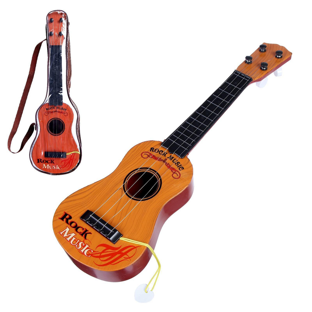 Музыкальная игрушка для малышей, детский музыкальный инструмент, гитара  #1