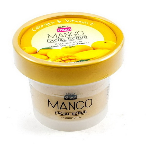 Banna, Скраб для лица "Манго" с коллагеном и витамином E, 100 мл.  #1