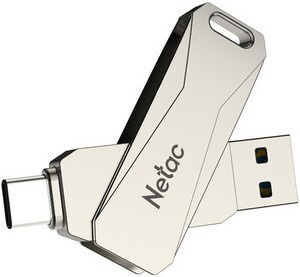 USB Flash накопитель 64Gb Netac U782C Silver #1