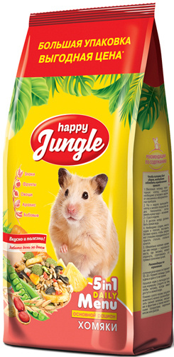 Happy Jungle Корм для хомяков, 900 г #1