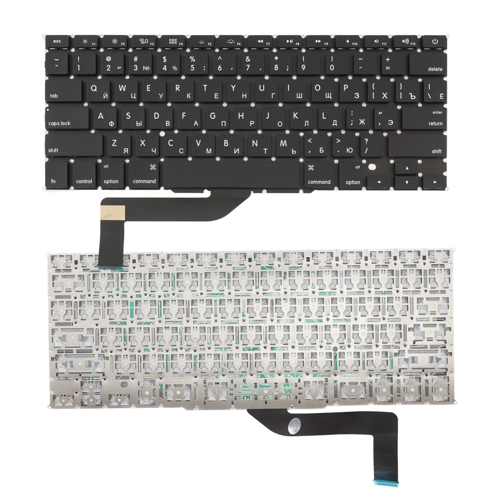 Клавиатура для ноутбука MacBook Pro 15" A1398 плоский Enter (Mid 2012 - Mid 2015)  #1