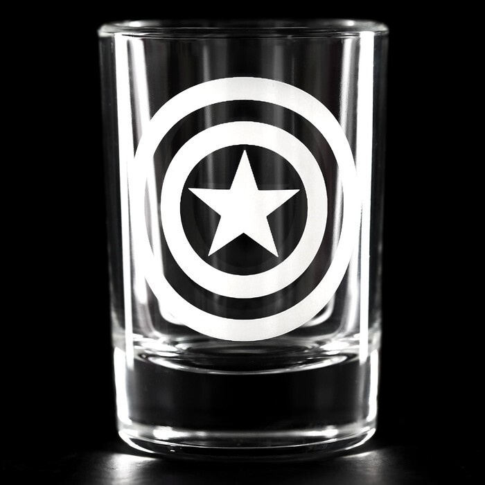 MARVEL Рюмка Капитан Америка, 2 штуки #1