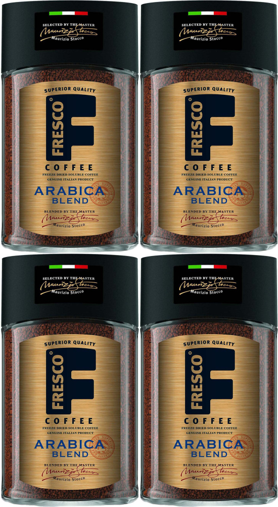 Кофе Fresco Arabica Blend растворимый 100 г, комплект: 4 упаковки по 100 г  #1