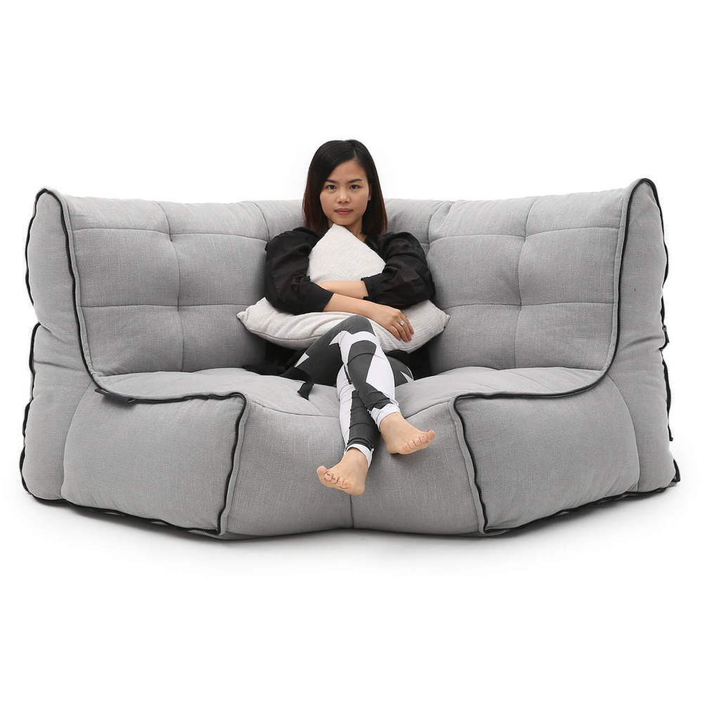 ambient lounge Бескаркасный диван Диван, Текстиль, Размер XL,светло-серый  #1