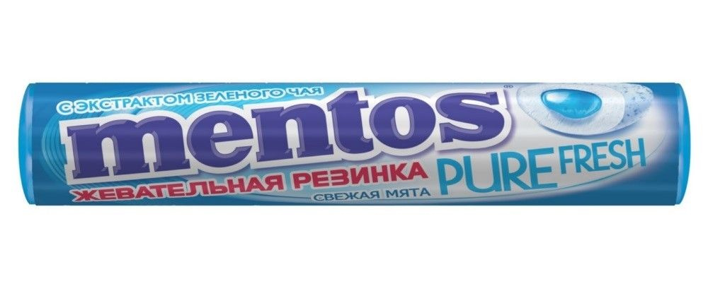 Жевательная резинка Mentos Ролл Минт, 15.5г 10 шт #1