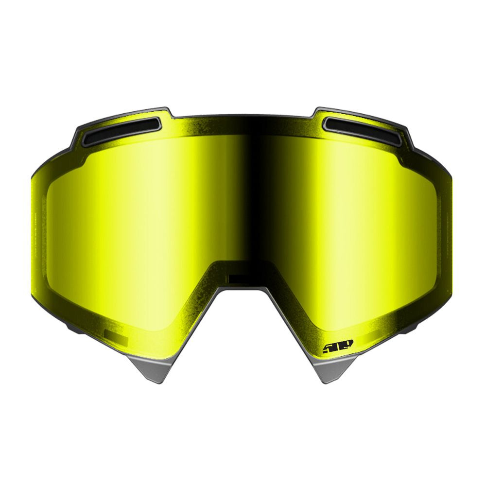 Линза для очков снегоходных 509 Sinister X7 без подогрева, Hi-Vis Mirror Light Yellow Tint  #1