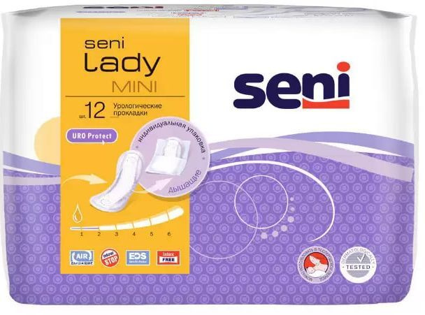 Seni Lady Mini, урологические прокладки, 12 шт. #1
