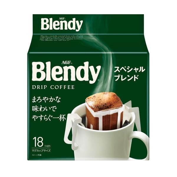 AGF Blendy MILD BLEND Кофе молотый в дрип-пакетах средней обжарки, 18 порций  #1