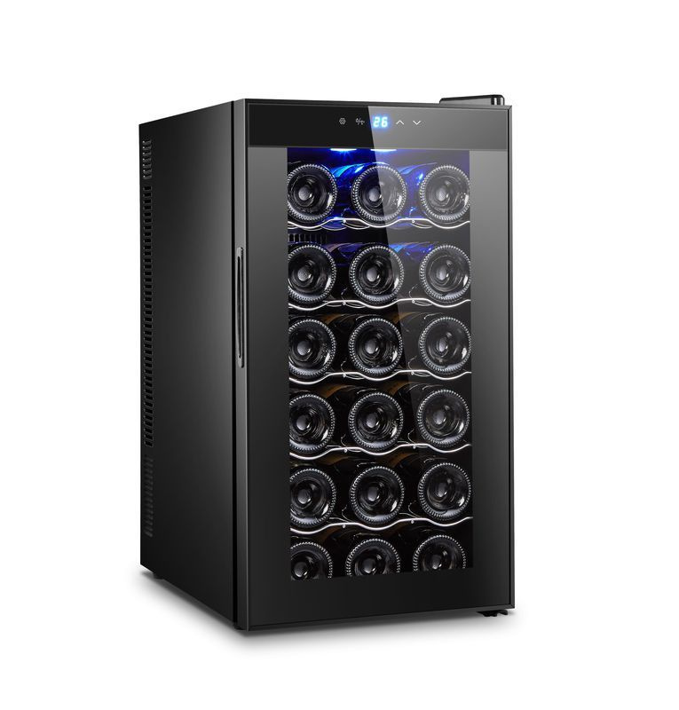 Винный шкаф HURAKAN HKN-WNC50T, винный холодильник, шкаф для вина на 18 бутылок, термоэлектрическое охлаждение #1